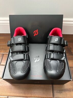 Peloton Black Sneakers with Pink Interior